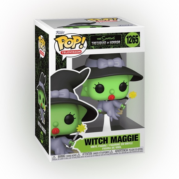Funko Pop! Witch Maggie – Treehouse of Horror #1265 (The Simpsons)- NIB - Picture 1 of 10